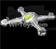 Lead Honor LH-X16 X16C X16WF X16DV Spare Parts-03 Upper and bottom shell cover-(Gray),Lead Honor LH-X16 X16C X16DV X16WF RC Quadcopter Drone Spare Parts Accessories,LH-X16 Replacement parts